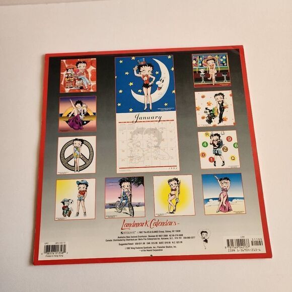 Betty Boop 1998 Calendar - Picture 2 of 5